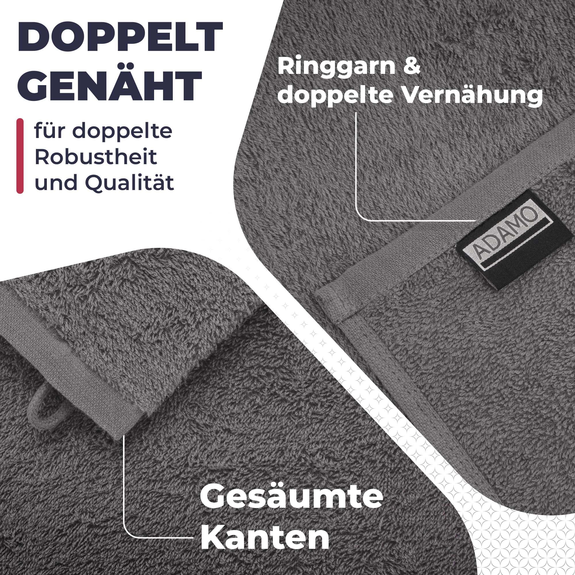 Strandhandtuch I Handtuch XXL I Badehandtuch Groß I Strandtuch XXL I Großes Strandtuch I Saunatuch I Badetuch in Übergrößen 155 x 220 cm, Größe:155x220, Farbe:710 Grau