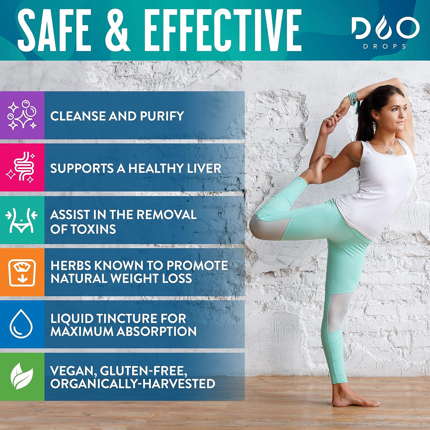 Detox Drops - 14 Day Cleanse for Colon and Digestion - Reduce Bloating, Liver and Kidney Detox, with Full Body Repair and Cleanse- for Men and Women : Health & Household