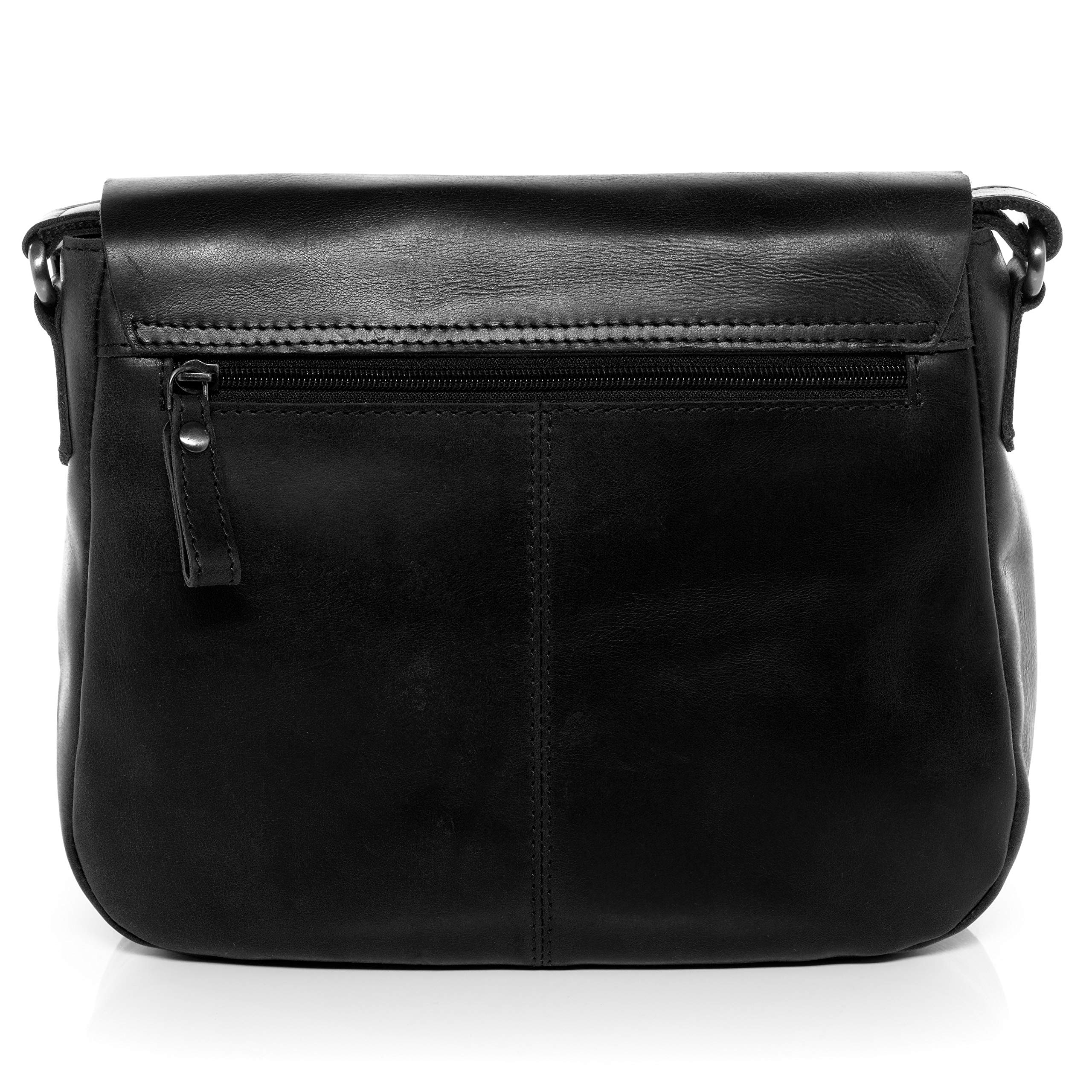 SID & VAIN Bolso de hombro pequeño cuero para mujer I Bolso tipo crossbody I Bandolera & mensajero YALE hecho a mano