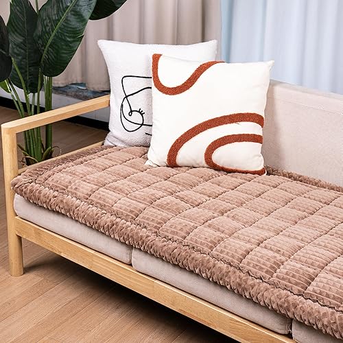 Miniatura 7 de Funda protectora lavable para sofá de perro, tapete antideslizante para cama de perro, lavable a máquina, manta grande para perros, fundas de sofá