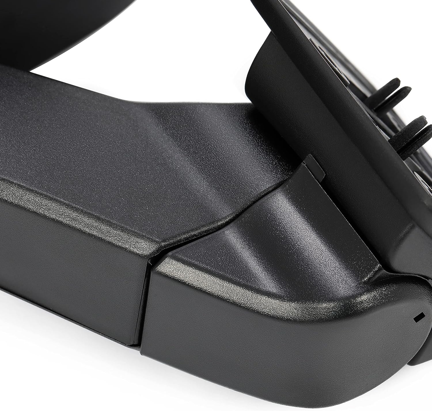 HECASA Power Mirror Left Compatible with 2006-2010 Hummer H3 H3T Power Side Mirror Towing Mirror Replacement for 20836083 Black (Driver Side)