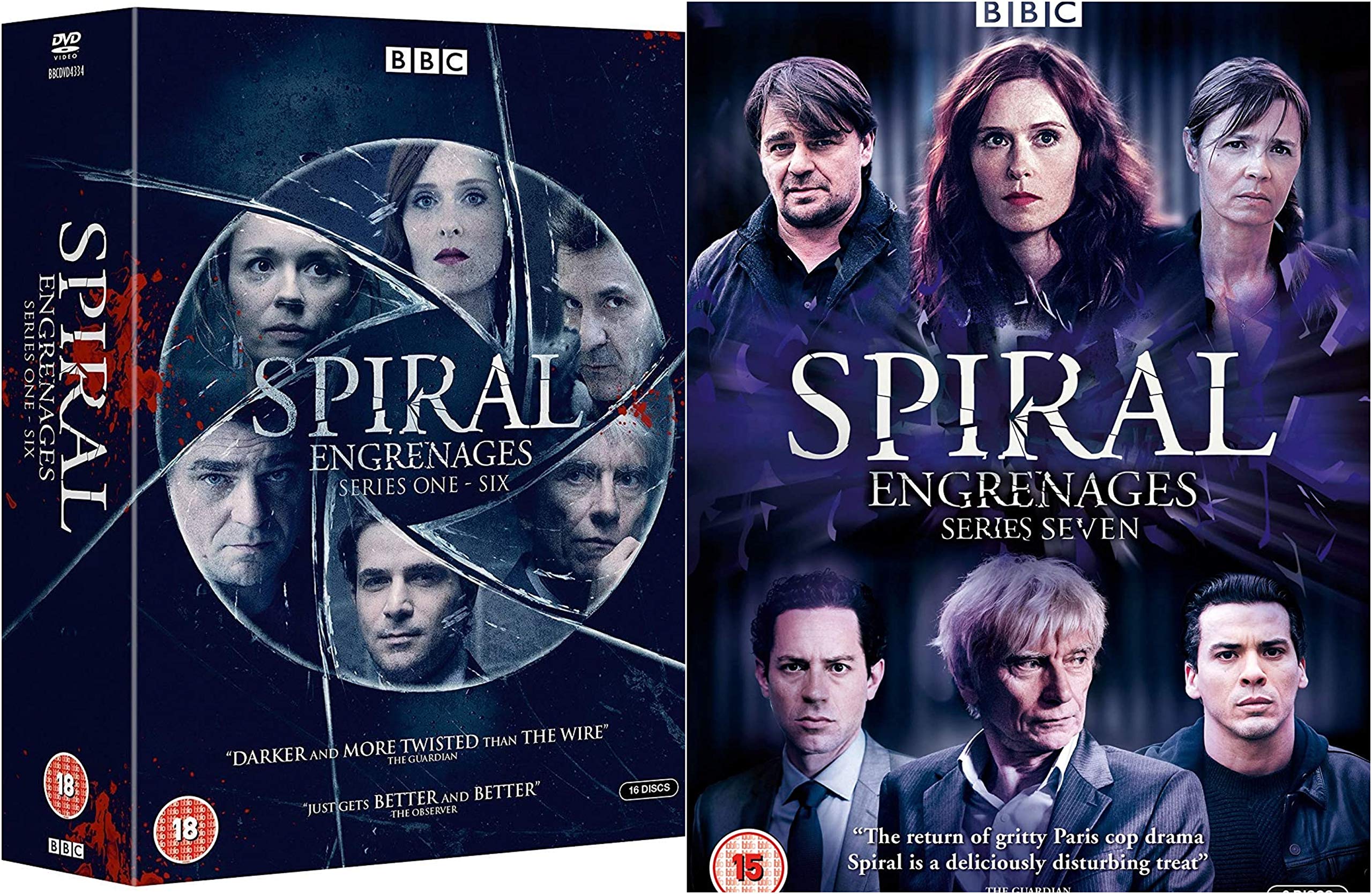 Spiral - Complete Series 1-7 DVD Box Set - Spiral Season 1-6 and Spiral 7 - Spiral 1,2,3,4,5,6,7 all 7 season Collection