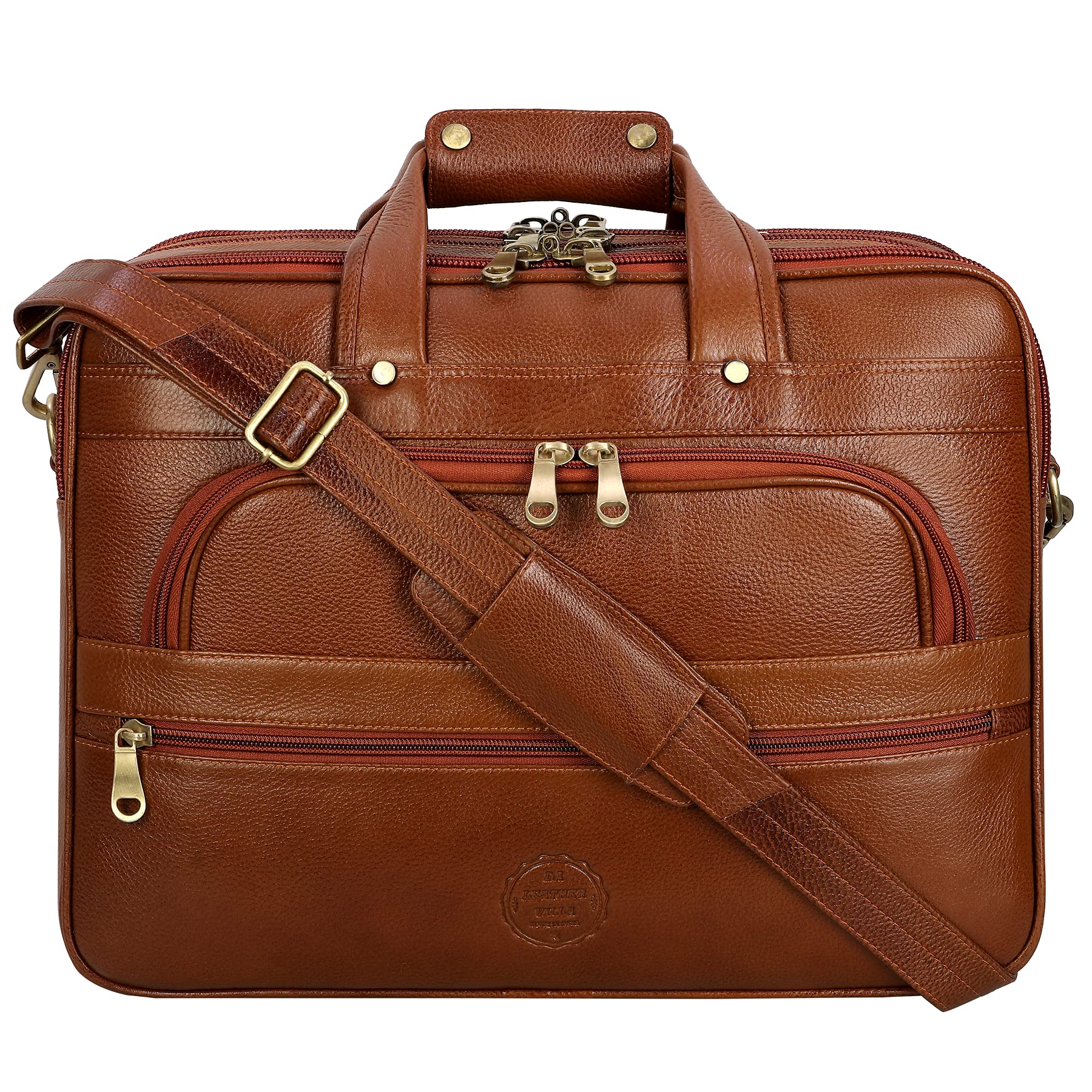 Da leather villa LV Leather laptop messenger and shoulder bags for men made in genuine leather (B091PVPXS8) Amazon Price History, Amazon Price Tracker