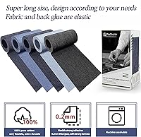 Vista 112 de KING MOUNTAIN - Parche de lona para colocar con la plancha, 3 x 60 pulgadas, parche de reparación de tela 100% de algodón, impermeable; para sofás