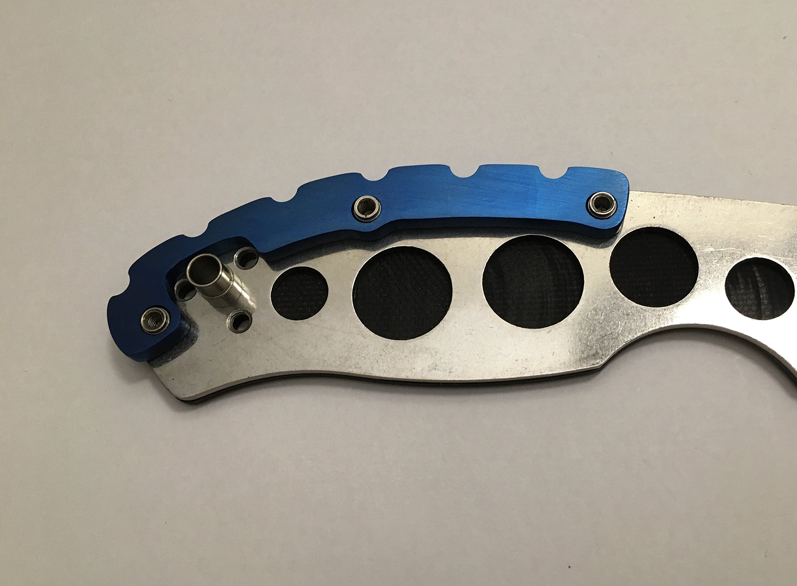 Amazon.com: Blue Titanium Back Spacer for Spyderco Tenacious