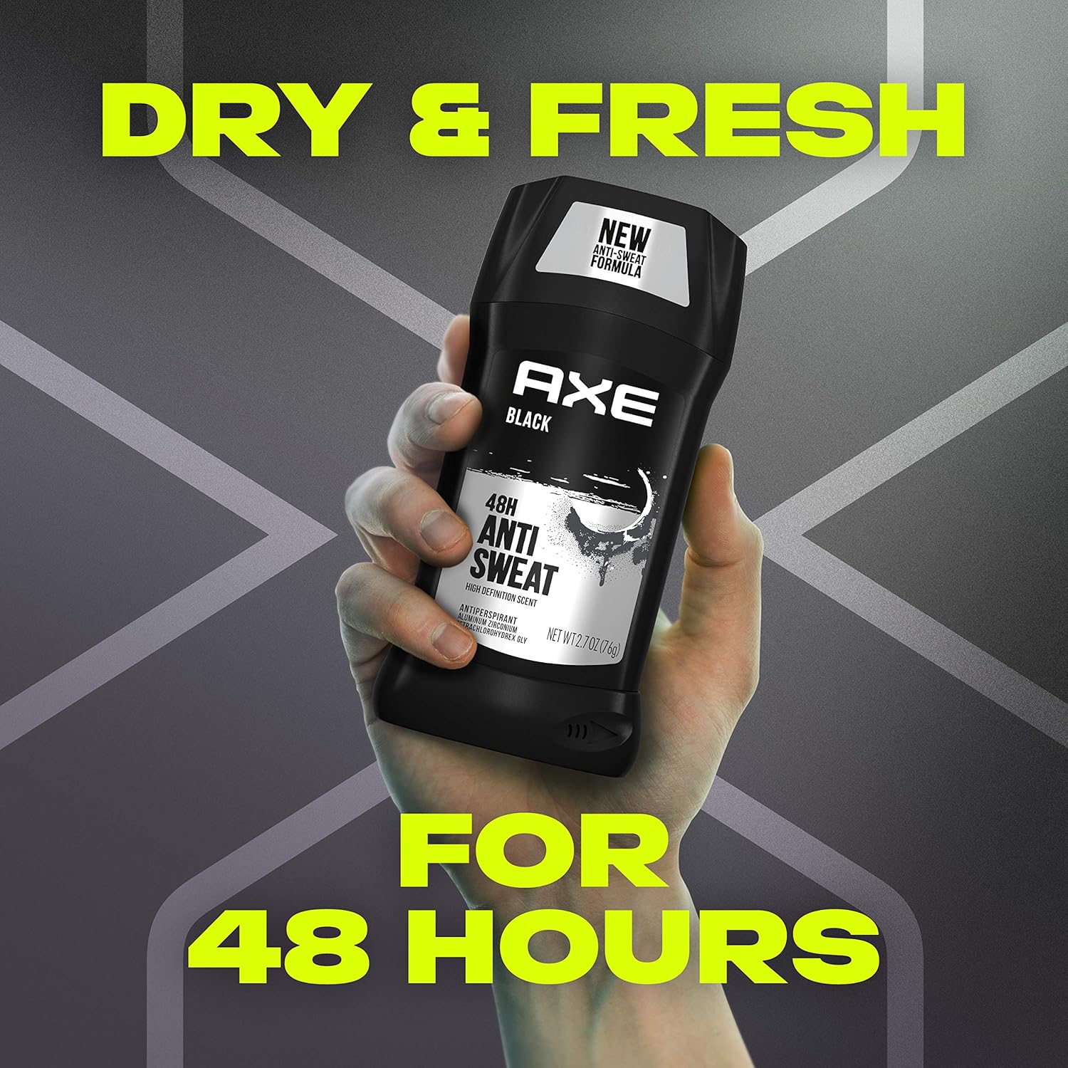 AXE, Dual Action Antiperspirant Stick for Long Lasting Freshness Black Frozen Pear and Cedarwood 48 Hour Anti Sweat Mens Deodorant oz 4 Count, 2.7 Ounce : Beauty & Personal Care