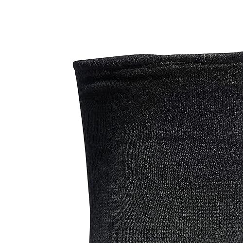 Miniatura 2 de Adidas Rodilleras de voleibol unisex para niños, 5 pulgadas, color negro/blanco, talla L