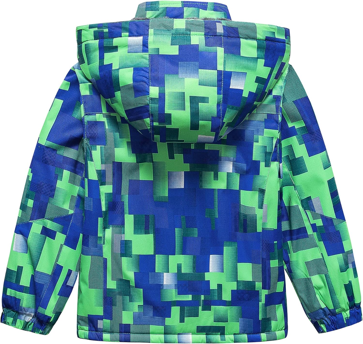 CREATMO US Boy's Waterproof Ski Jacket Warm Winter Snow Coat Windproof Snowboarding Rain Jacket - Image 2