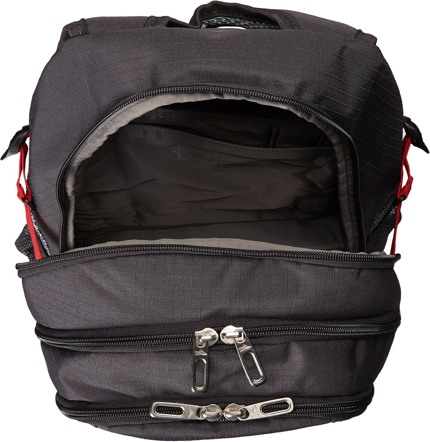 High Sierra Tactic Backpack, Mercury/Static/Crimson, 19 x 12.5 x 10.5-Inch