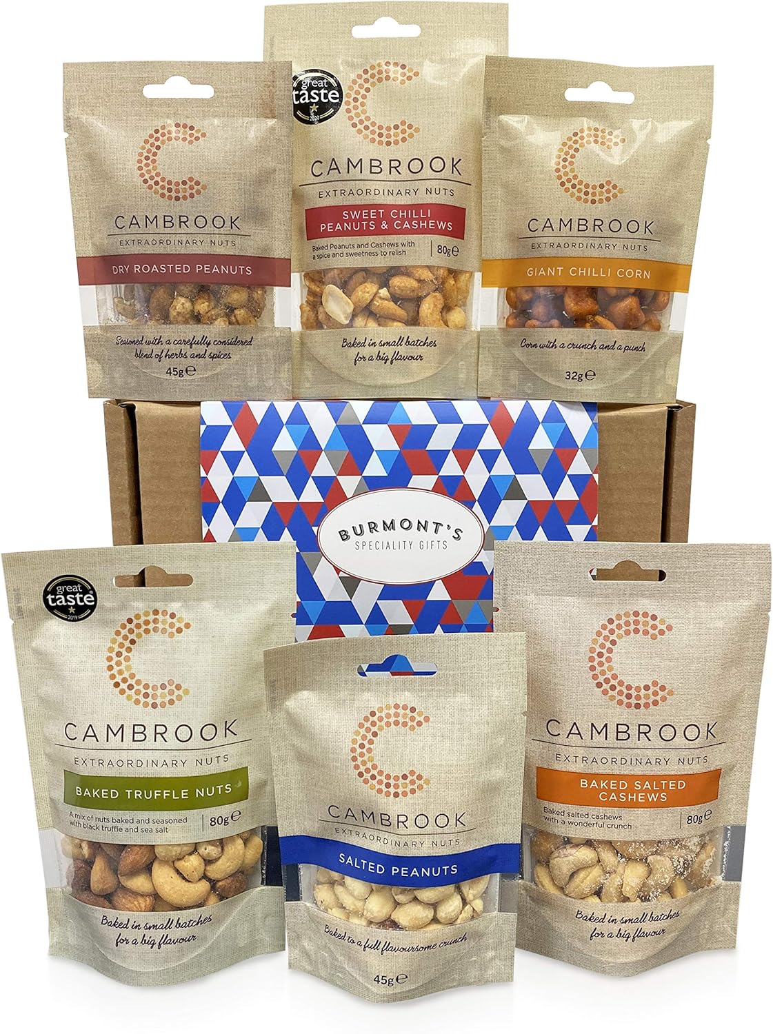Cambrook Ultimate Nuts & Snacks Hamper Includes A Variety of Peanuts