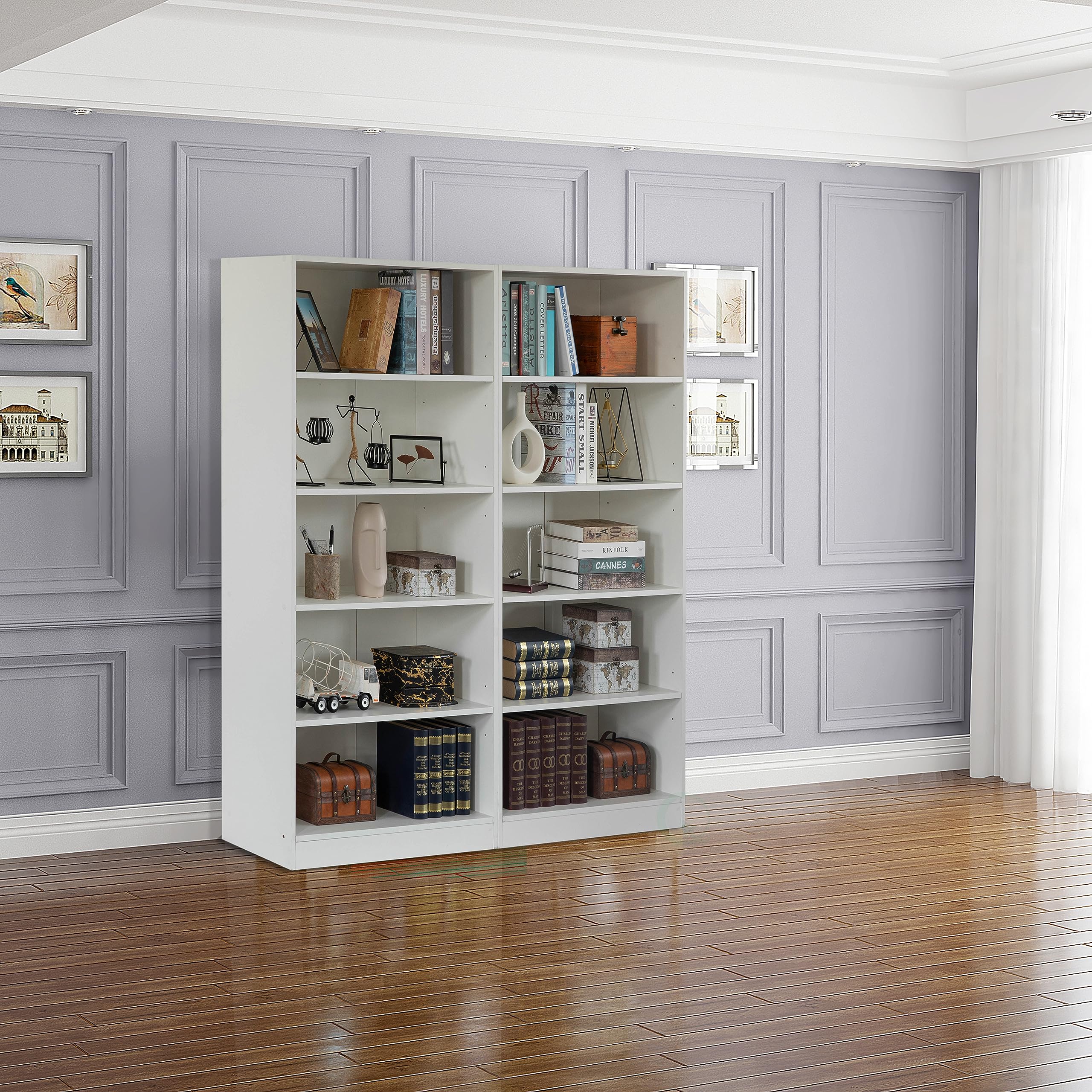 Amazon.com: Basicwise Freestanding Classic Wooden Display