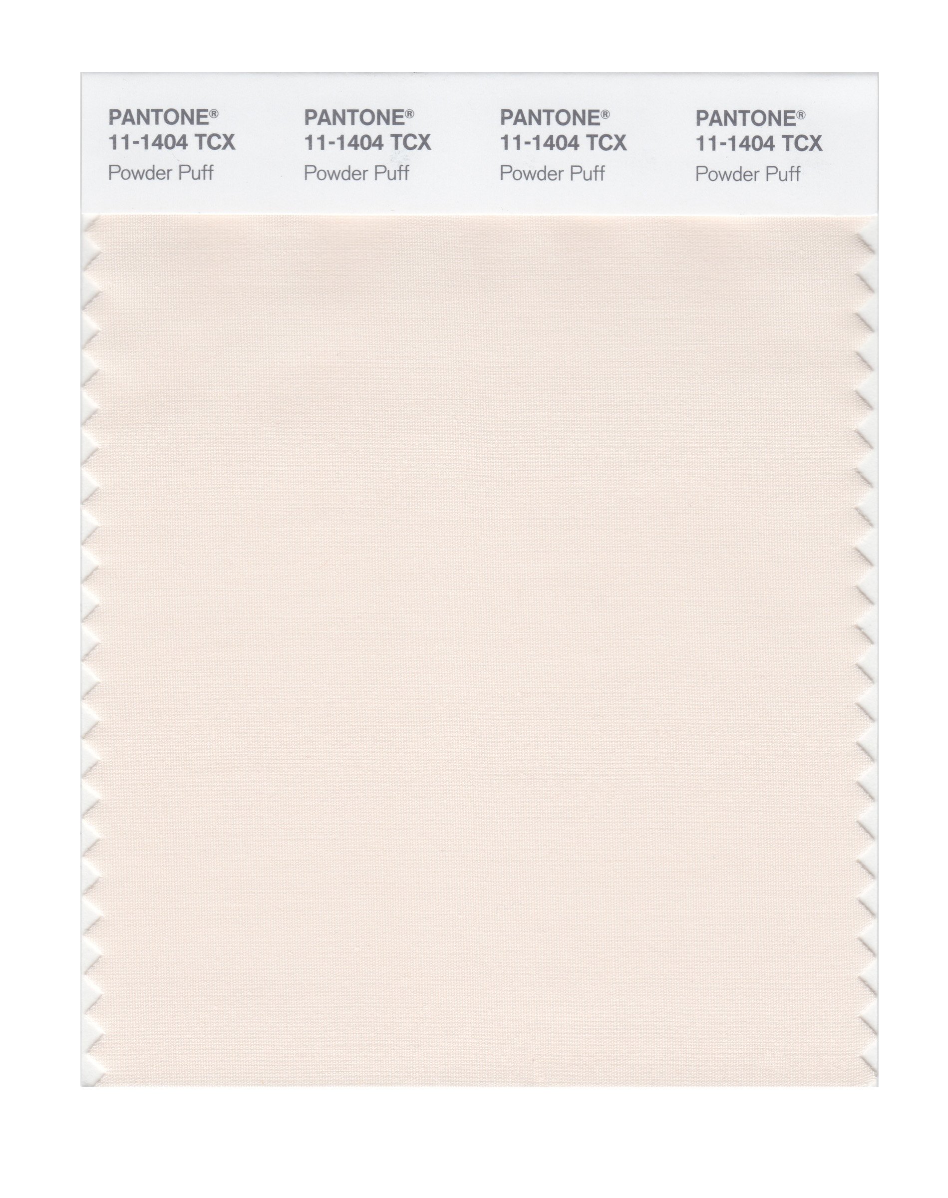 PANTONE SMART 11-1404X Color Swatch Card, Powder Puff - House
