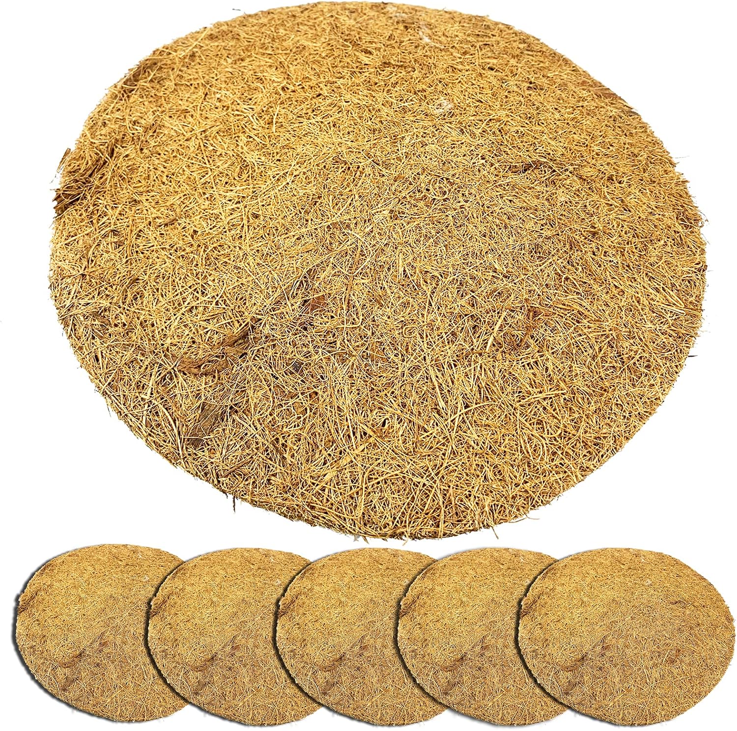 SRRPSPIGEON Coconut Fiber Substrate Bird Nest 5pc Racing Pigeon Breeding Eggs Mat for Finch Chicken Bird Nesting Materials