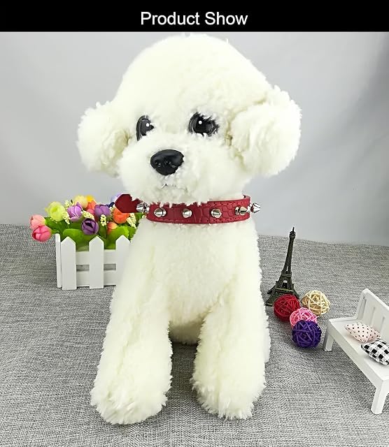 Foto 2 de 7 de Newtensina Collar de Perro de Moda con Pernos Collar de Perrito con Pepino de cocodrilo con Pinchos…