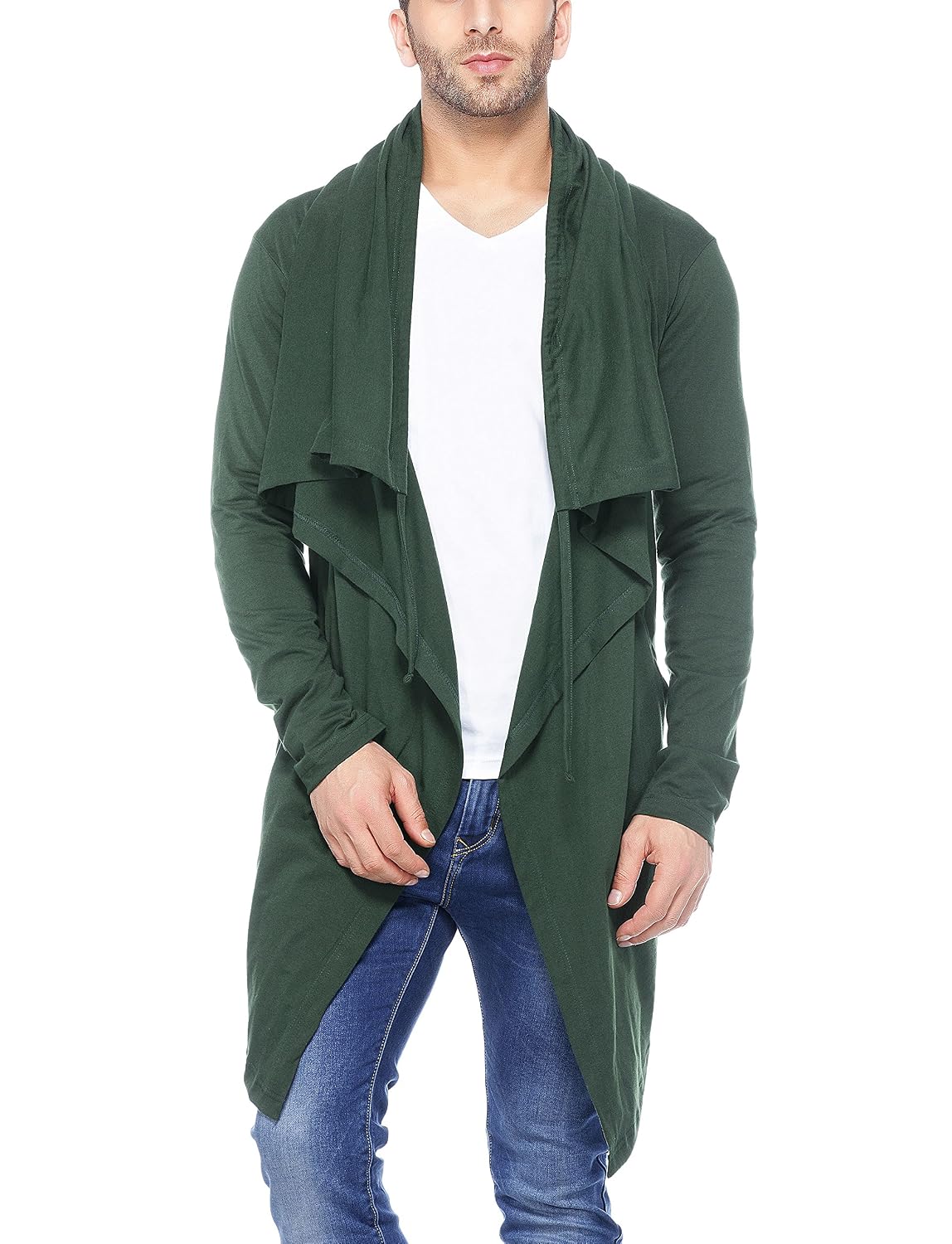 Tinted Men's Cotton Sinker Cardigan 