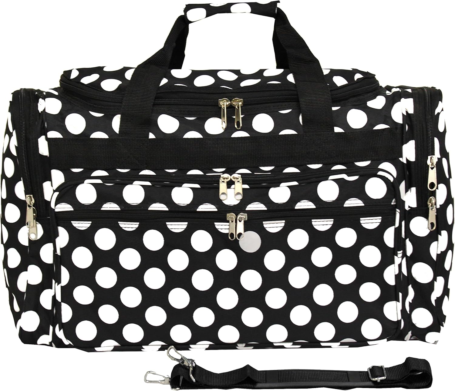 World Traveler Dots 22-inch Carry-on Duffle Bag with Adjustable Shoulder Strap