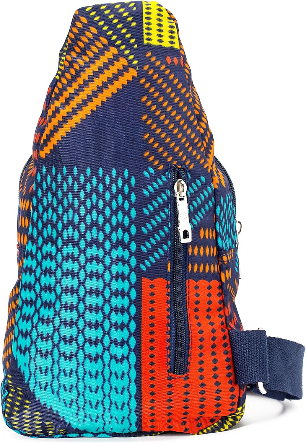 Chrysansmile Sling Bag for Women Men Nylon Crossbody Bags Fanny Packs Flower Print Small Backpack for Travel Hiking - Image 2