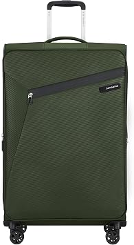 Samsonite Litebeam - Spinner L, Expandable Suitcase, 77 cm, 103/111 L, Green (Climbing Ivy)