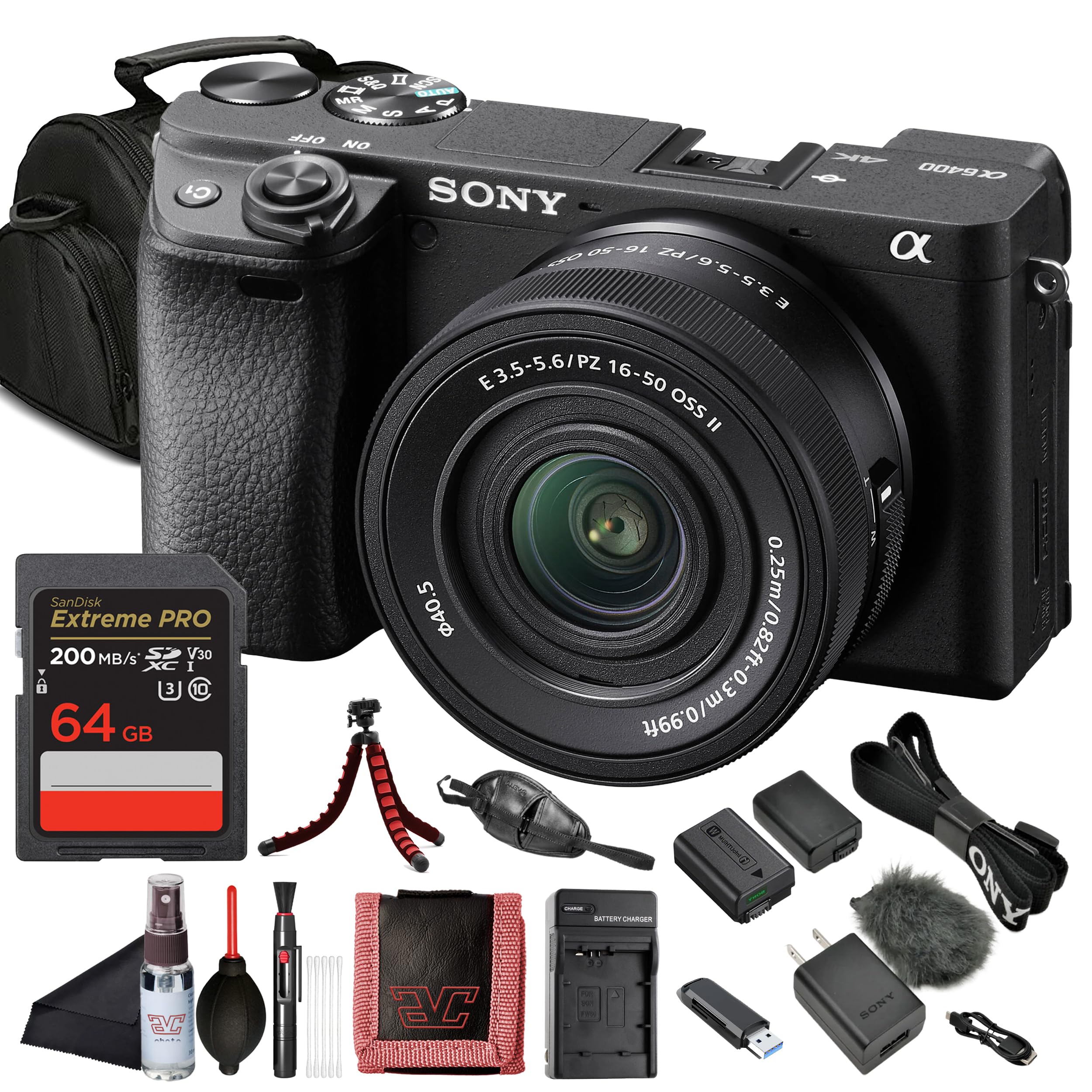 SONY α6400 ILCE-6400L Amazon.com : Sony Alpha a6400 Mirrorless Digital Camera with 16