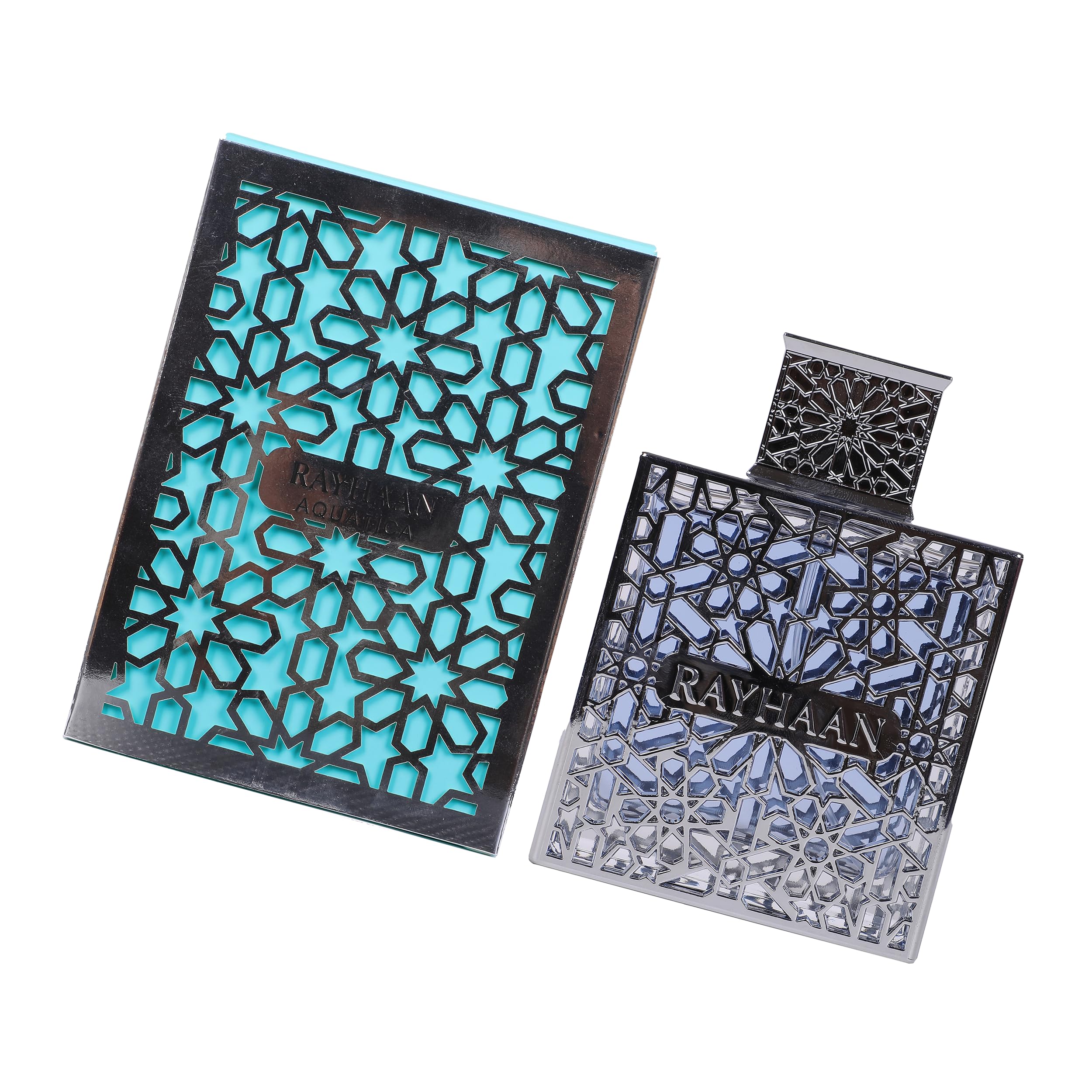 Rayhaan Aquatica – Fresh, Marine, Citrus, Clean – Eau de Parfum-Long-Lasting Fragrance for Men, 3.4 Ounce / 100 ml