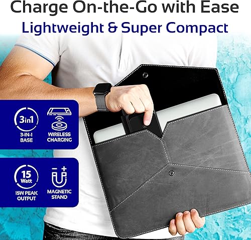 Miniatura 6 de Estación de carga 3 en 1 para múltiples dispositivos Apple, soporte de cargador inalámbrico rápido para iPhone 14 13 12 11 Pro Max XS XR X 8 Plus,