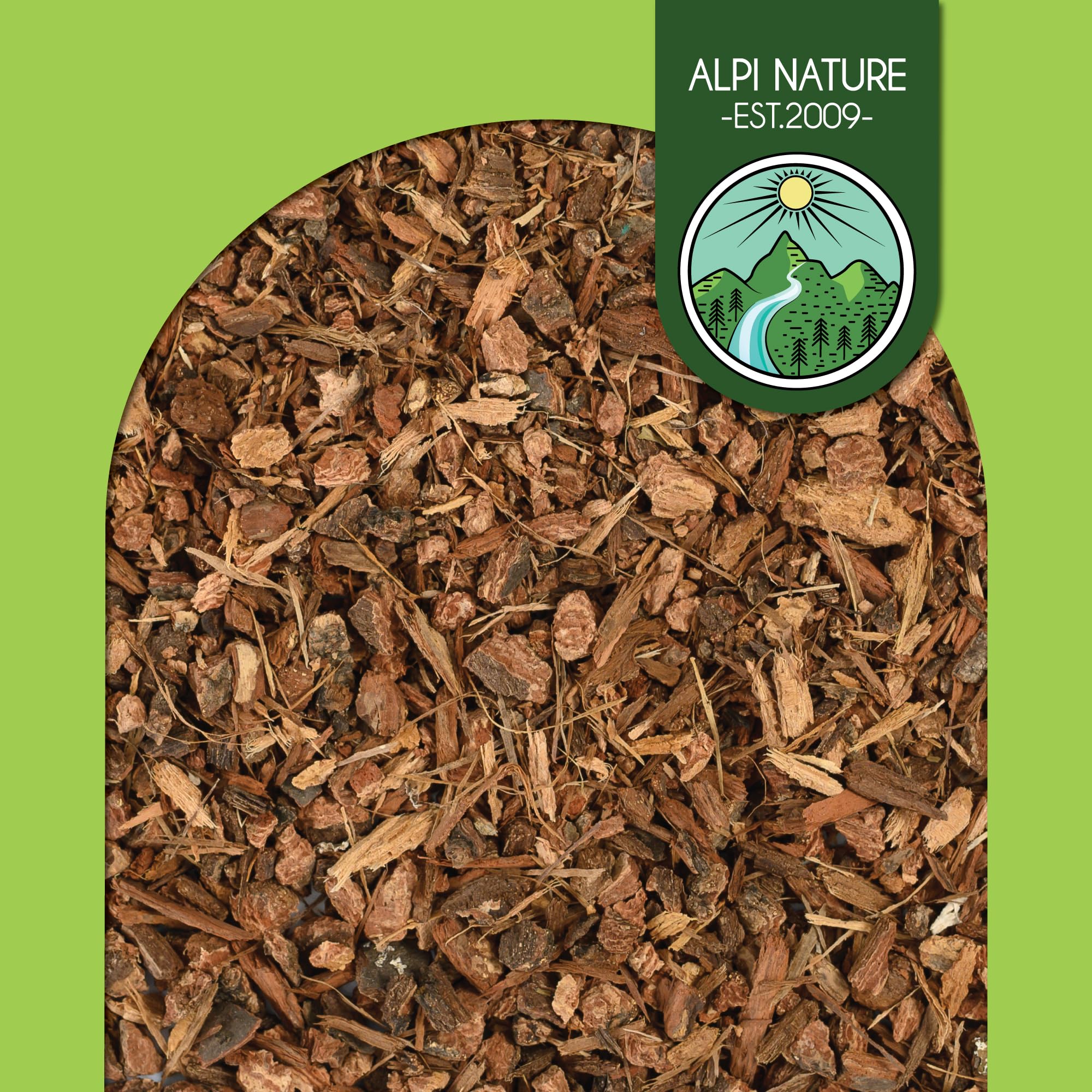 Alpi Nature Herbata z Kory Dębu 125g, Suszona i Cięta Kora Dębu do Przygotowania Herbaty i Naparów