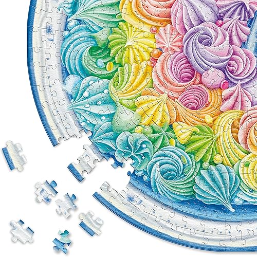 Miniatura 4 de Ravensburger Circle of Colors Rainbow Cake - Rompecabezas redondo de 500 piezas para adultos - 17349 - Cada pieza es única, la tecnología Softclick