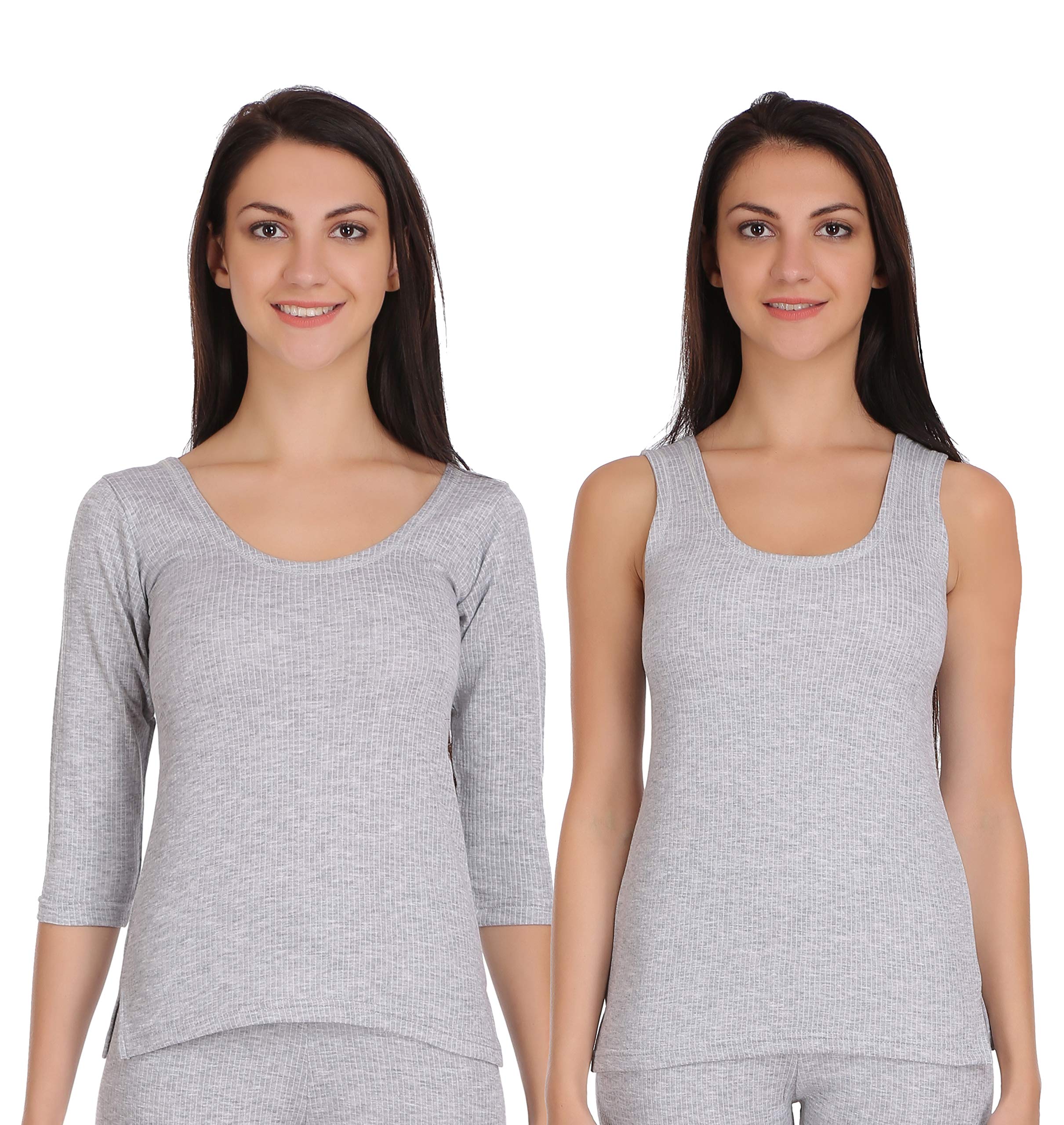 selfcare Women Cotton Blend Thermal Top(Pack of 2 Top)-picture-25