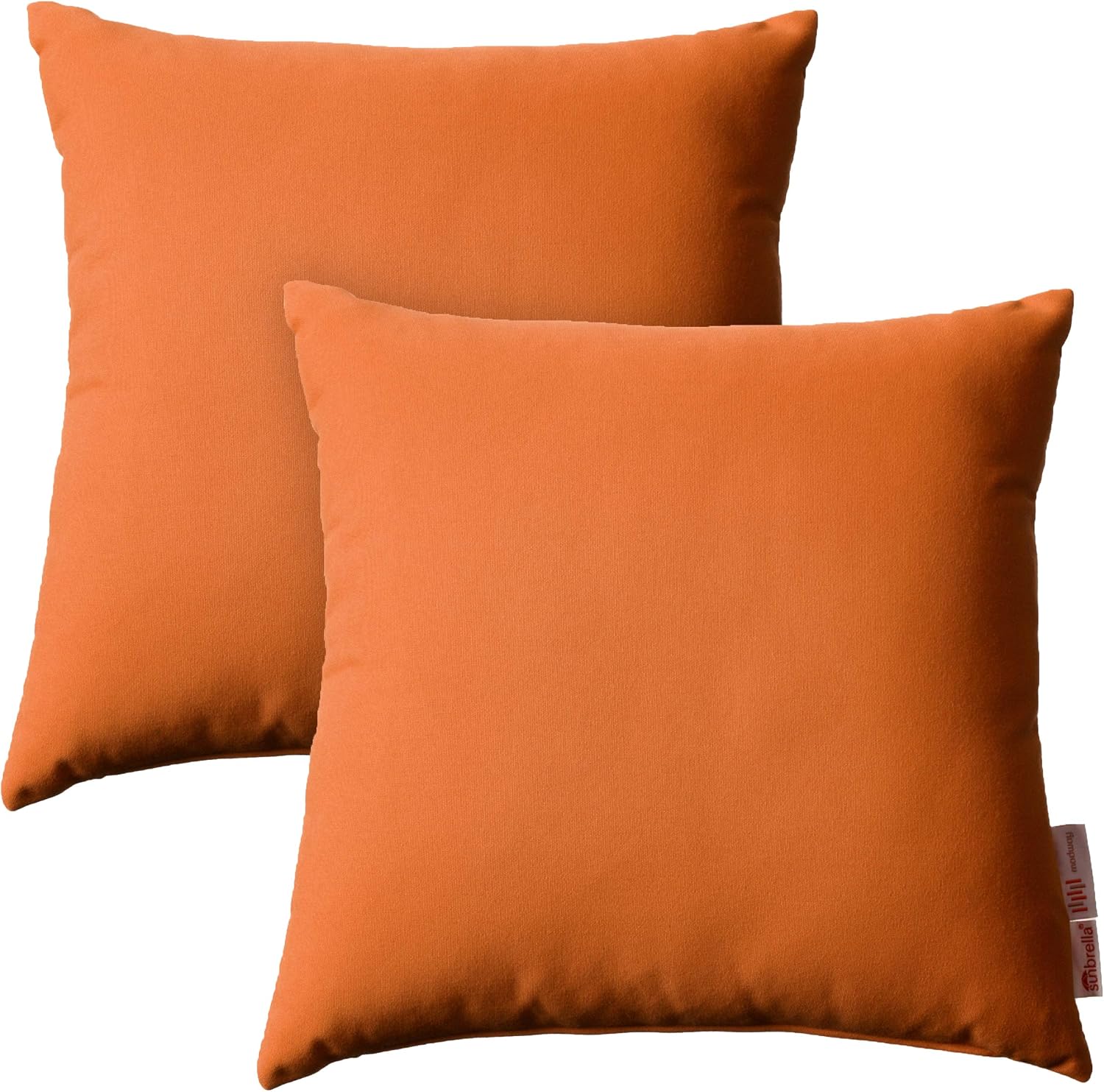 Modway Summon Outdoor Patio Two All-Weather Decor Throw Pillows Sunbrella® Fabric in Navy