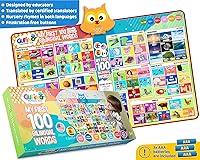 Vista 7 de Póster electrónico bilingüe del alfabeto de las primeras 100 palabras – Tabla de aprendizaje interactiva para niños 100 primeras palabras