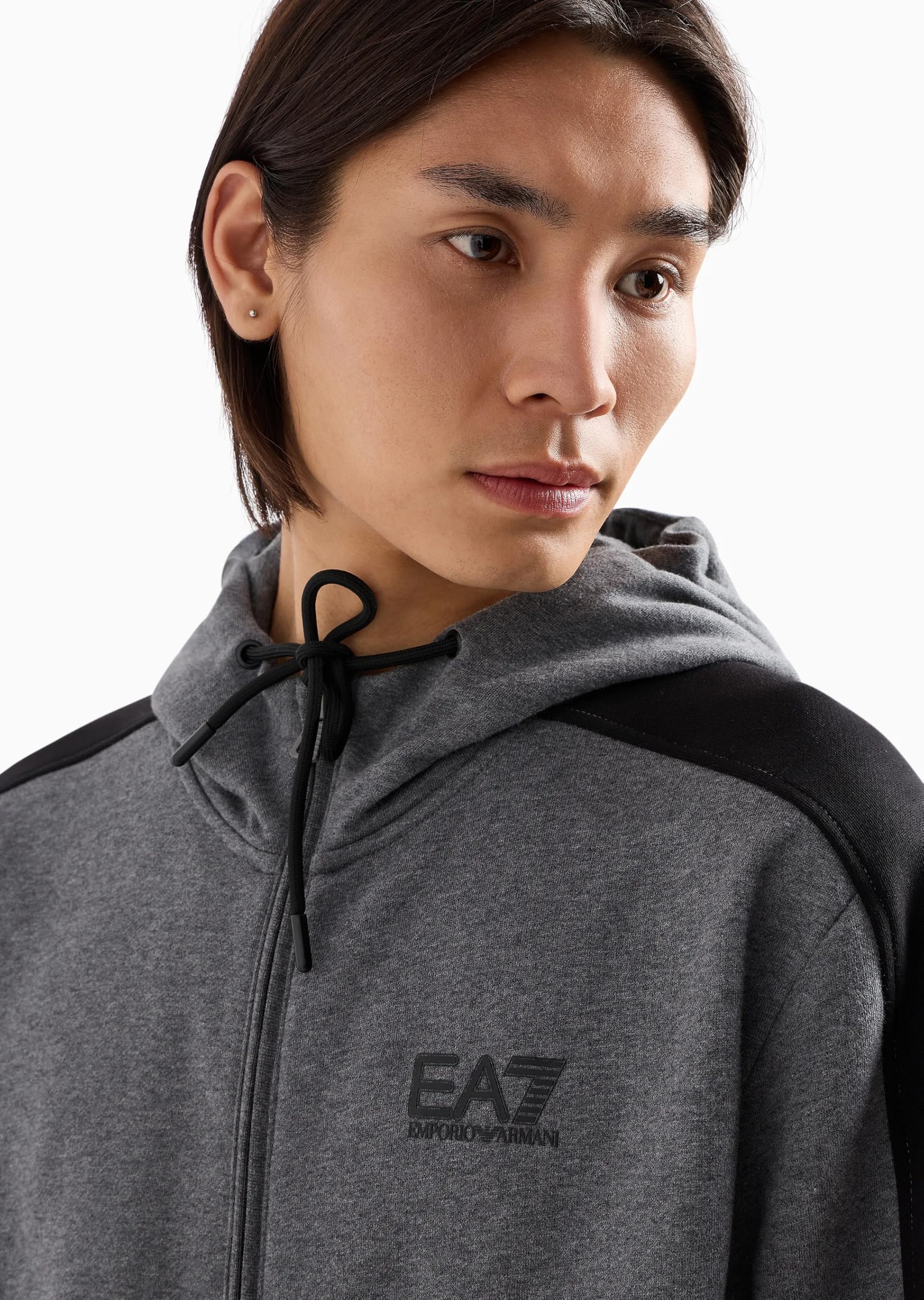 EA7 Uomo Tuta Logo, Grigio, S