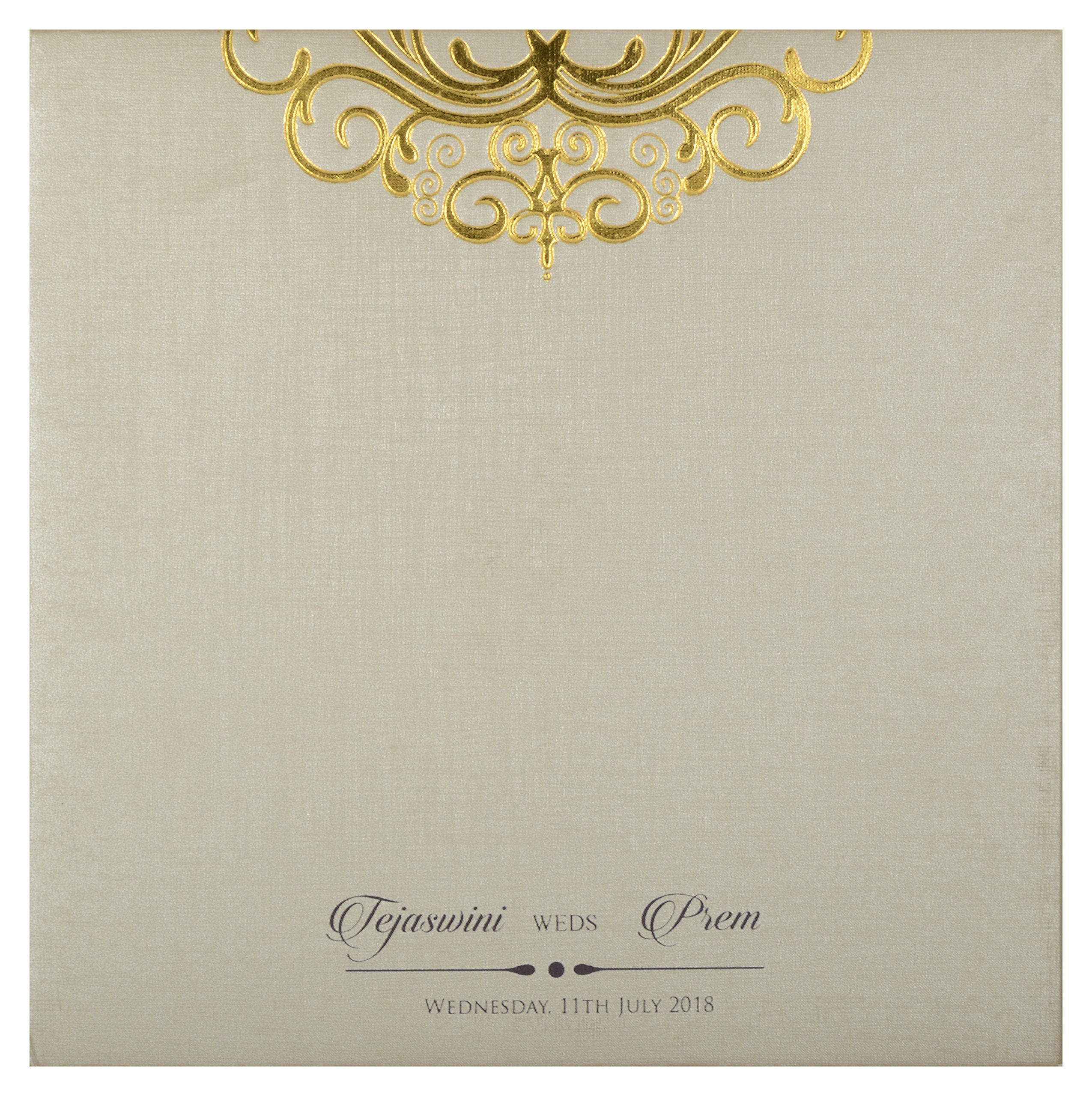 Wedding invitation cover page | Honestweddingadvice.com