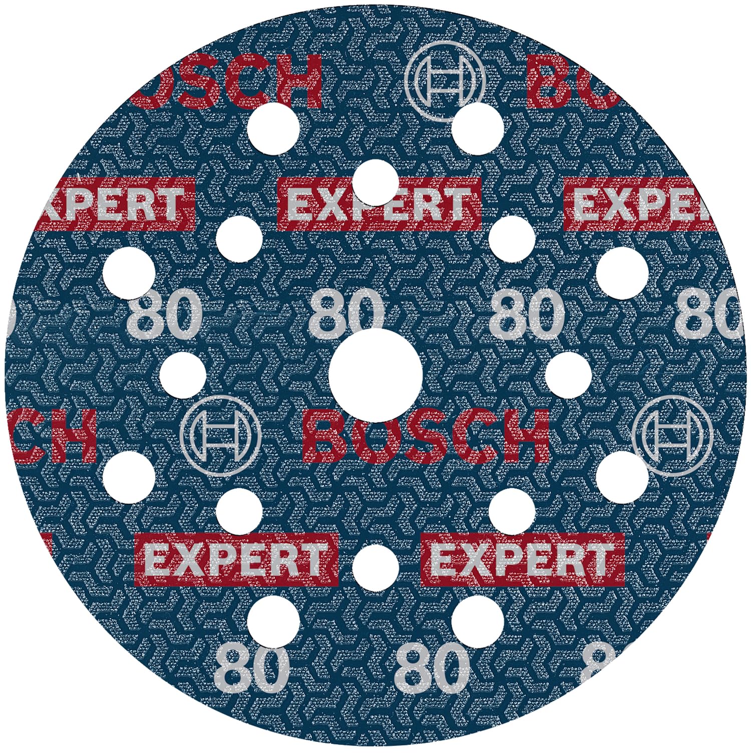 Bosch 1x EXPERT O780 Folienschleifscheibe, 125 mm (für Hartholz, Farbe auf Holz, Ø 125 mm, Körnung 80, Professional Zubehör Exzenterschleifer)