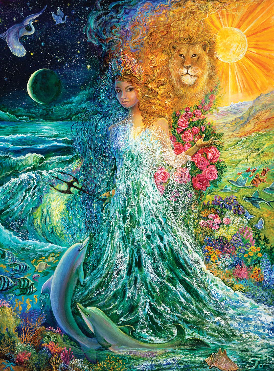 ジョセフィンウォール　1000ピースジグソーパズル 月の女神 ジョセフィンウォール 1000ピースジグソーパズル 月の女神