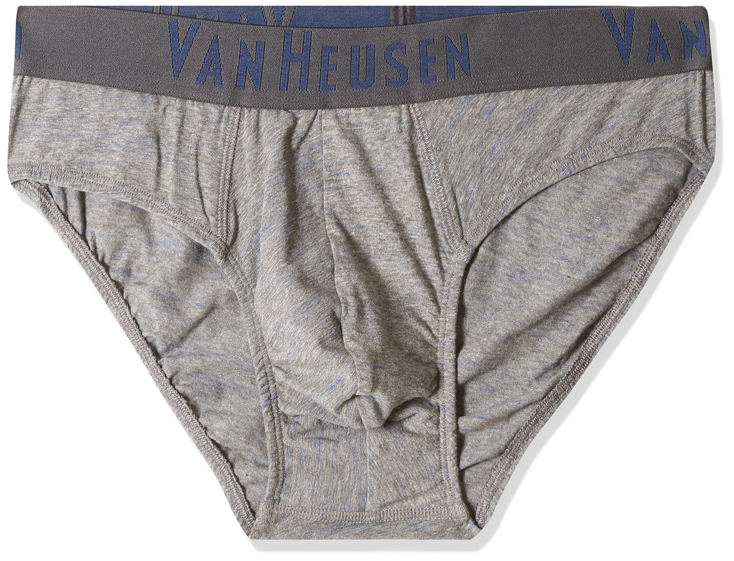 van heusen Men Briefs - Cotton Elastane - Superior Comfort, Soft Touch, Textured_20007_Grey_XL-picture-30