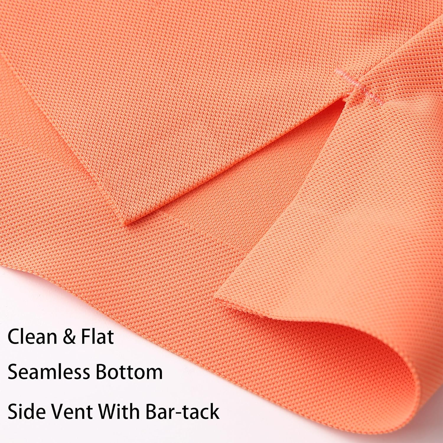 Alex Vando Mens Seamless Golf Shirt Moisture Wicking Quick-Dry Tailored Fit Polo Shirts