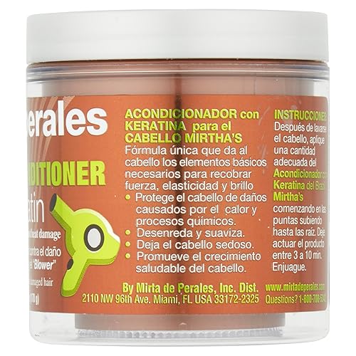 Miniatura 3 de Mirta De Perales Acondicionador para el cabello con queratina 6 oz (paquete de 2)