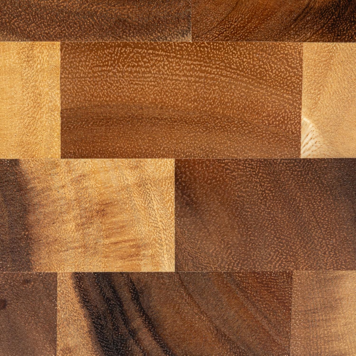 Creative Co-Op Suar Wood End Grain Rectangle Cheese and Cutting Board, Natural