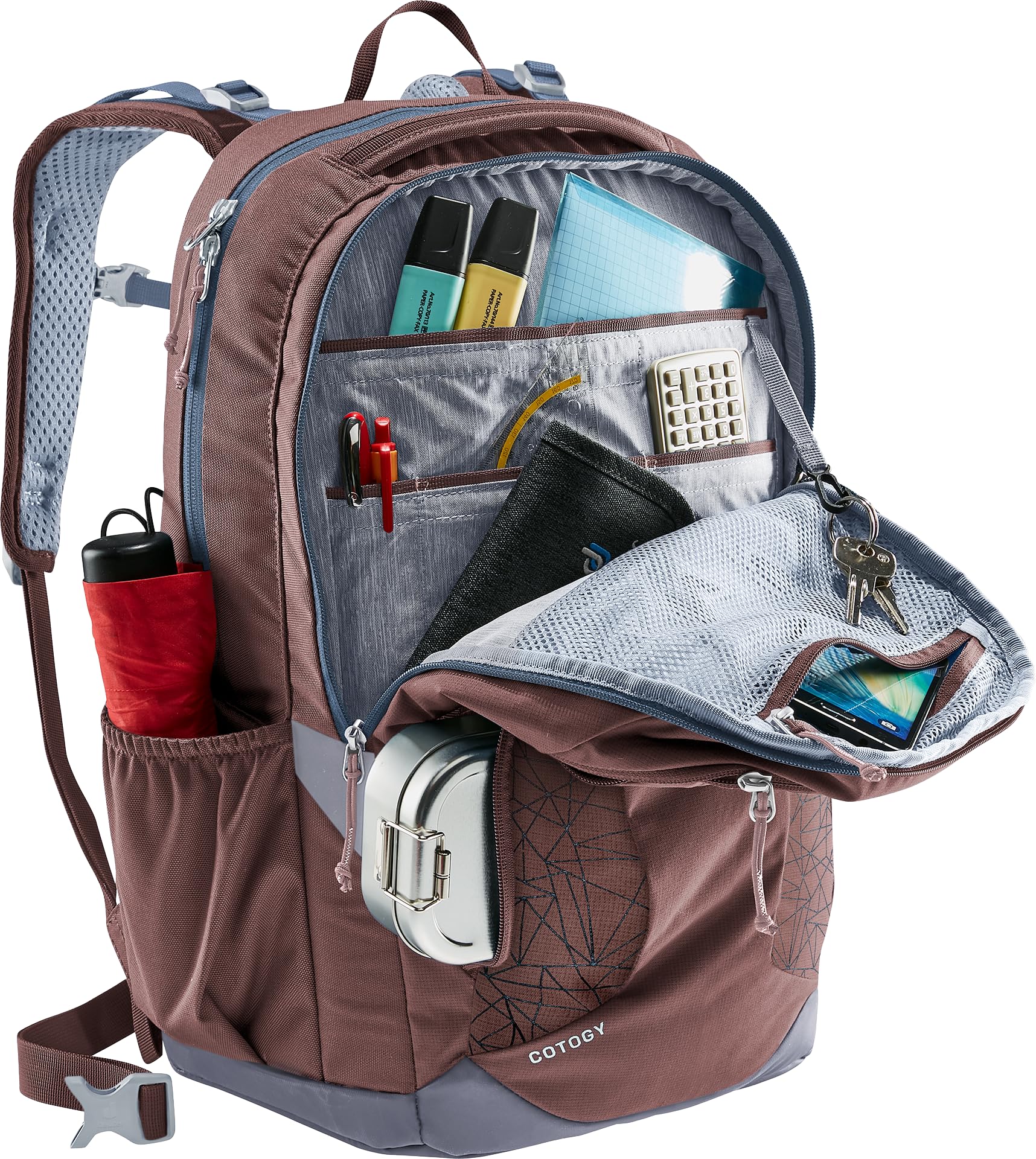 Deuter Cotogy Plecak szkolny unisex dla dzieci (1 sztuk), Różowy kolor, 26 L, Minimalistyczny