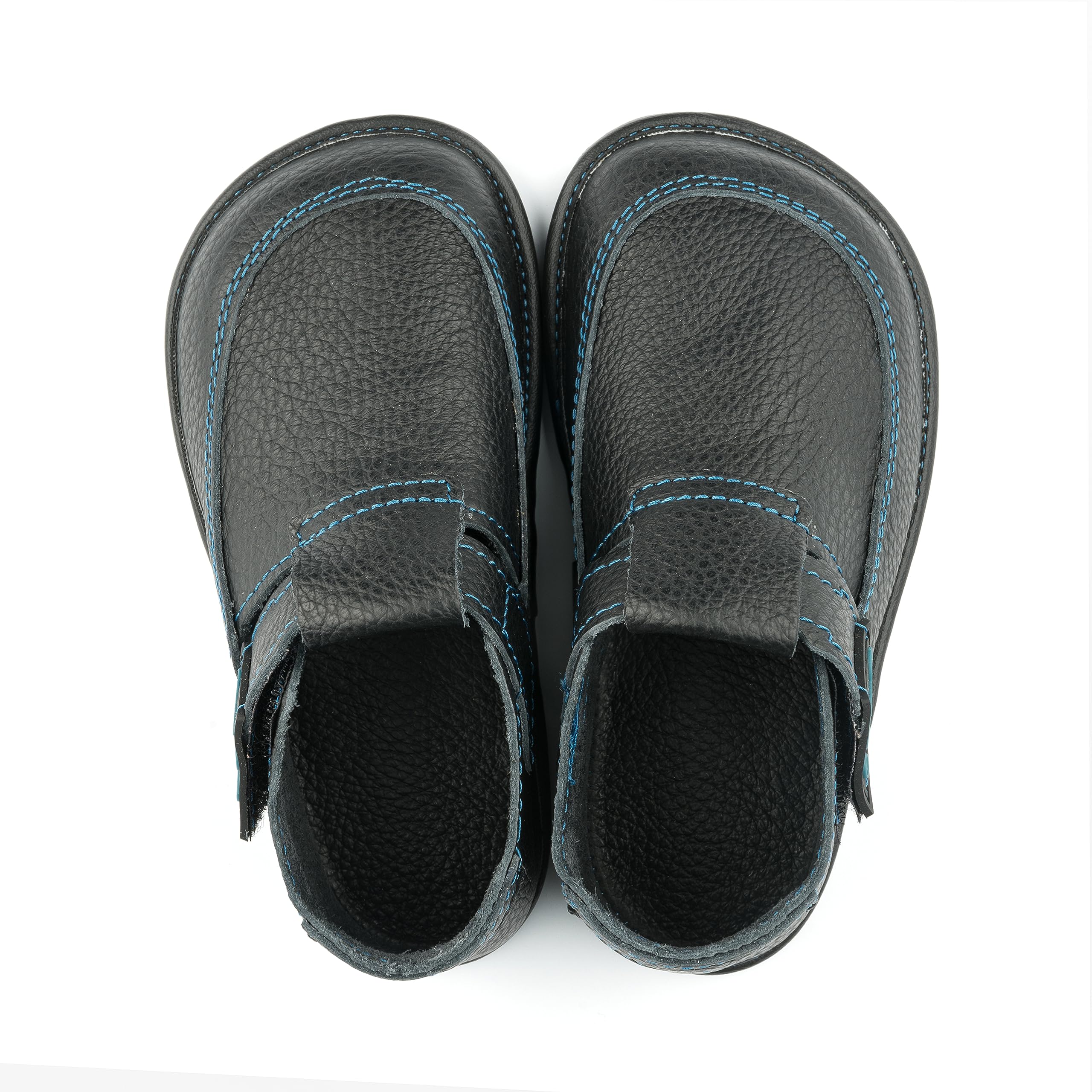 Magical Shoes Calzado Barefoot Niños y Niñas, Scarpine in Pelle, Calzado Suela Antideslizante, Kids Barefoot Shoes, Zapatos Minimalistas con Velcro, Talla 20-28, Lulu