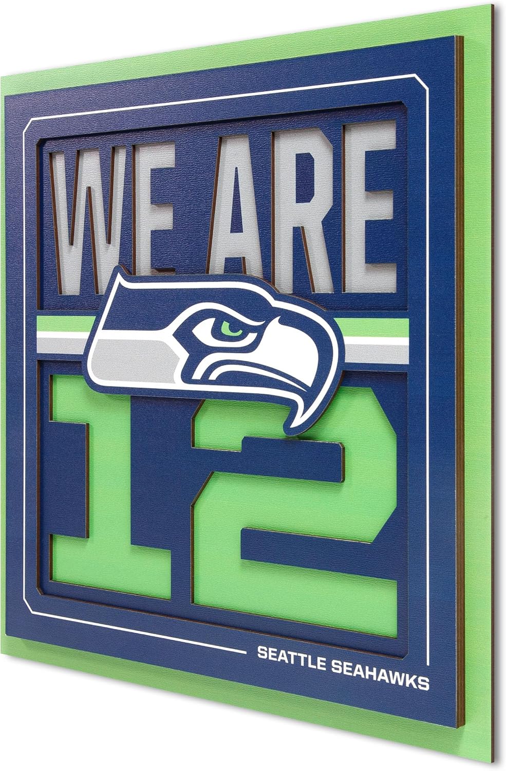 YouTheFan NFL Seattle Seahawks Slogan Series 3D Wall Art
