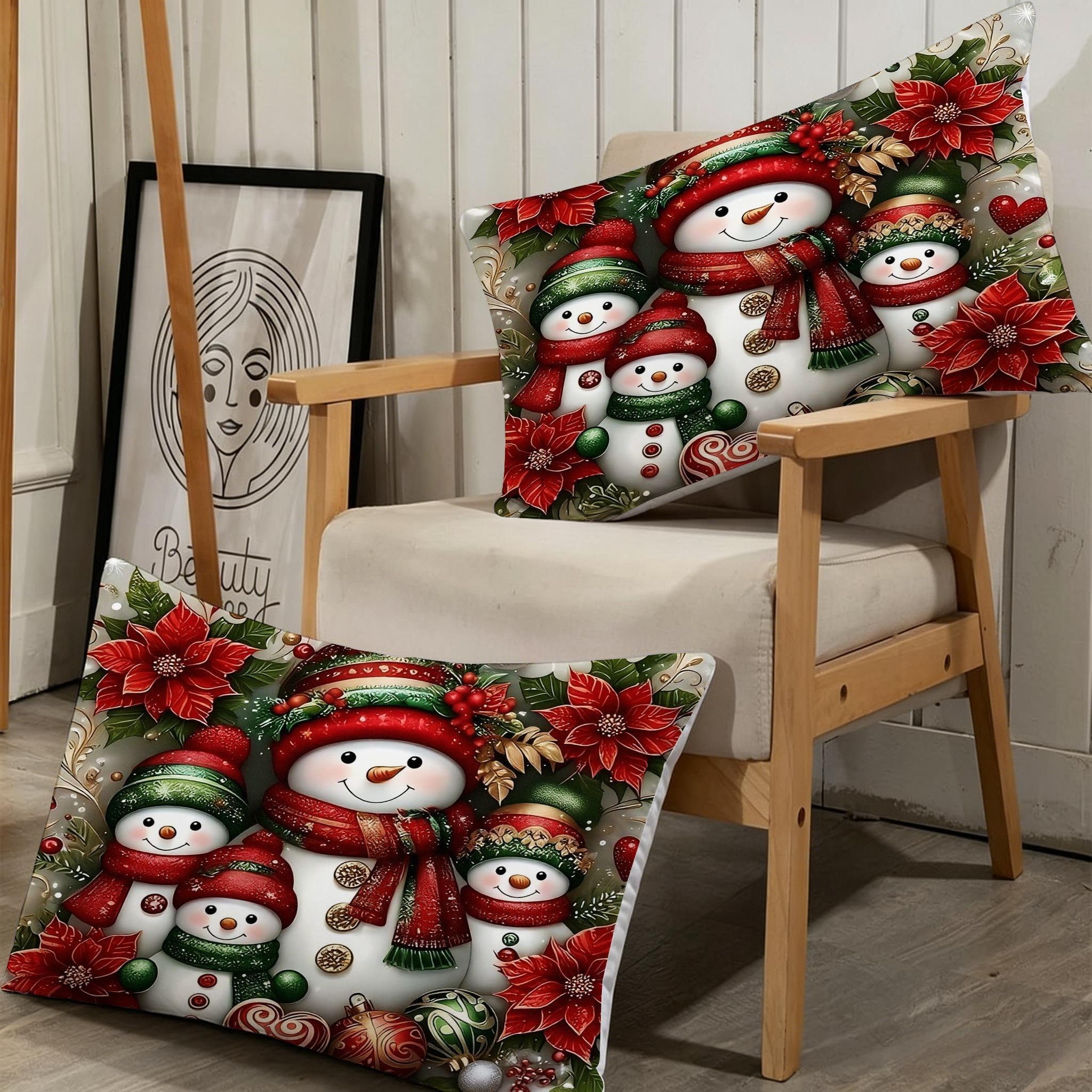 Copripiumino Matrimoniale Pupazzo Di Neve Bianco 260x240, ZW270 | Traspiranti Durevoli Microfibra, per Tutta la Famiglia, Matrimoniale, per Tutte le Stagioni, con 2 Federe 50x80 cm