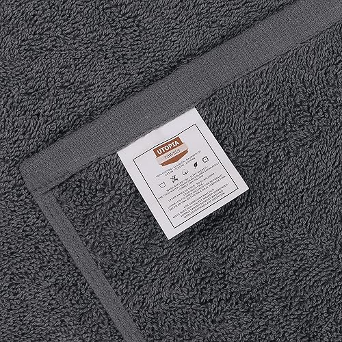 Vista 164 de Utopia Towels Juego de paños de algodón 100% hilado en anillo, paños de franela de gama alta, altamente absorbentes y suaves al tacto, paquete
