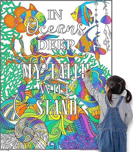 Debbie Lynn El póster original jumbo para colorear. Enorme formato de 48 x 63 pulgadas, el más grande del mercado. Elige entre 12 grandes diseños