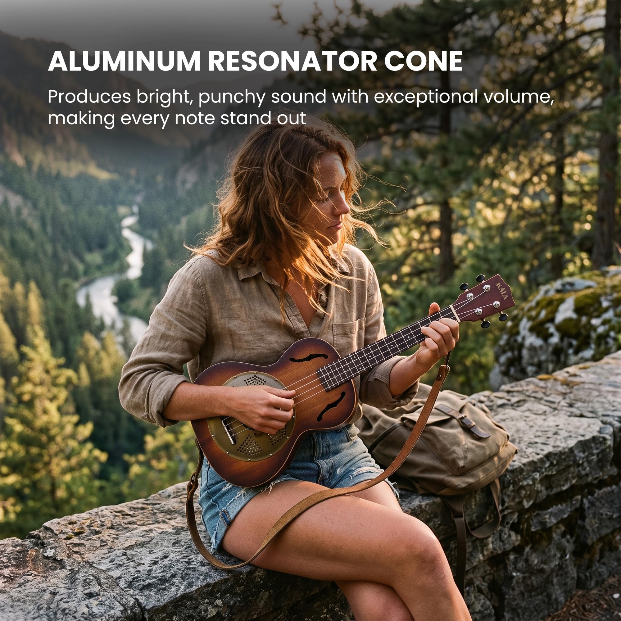 Kala KA-RES-BRS - Ukulele risonatore tenore in ottone