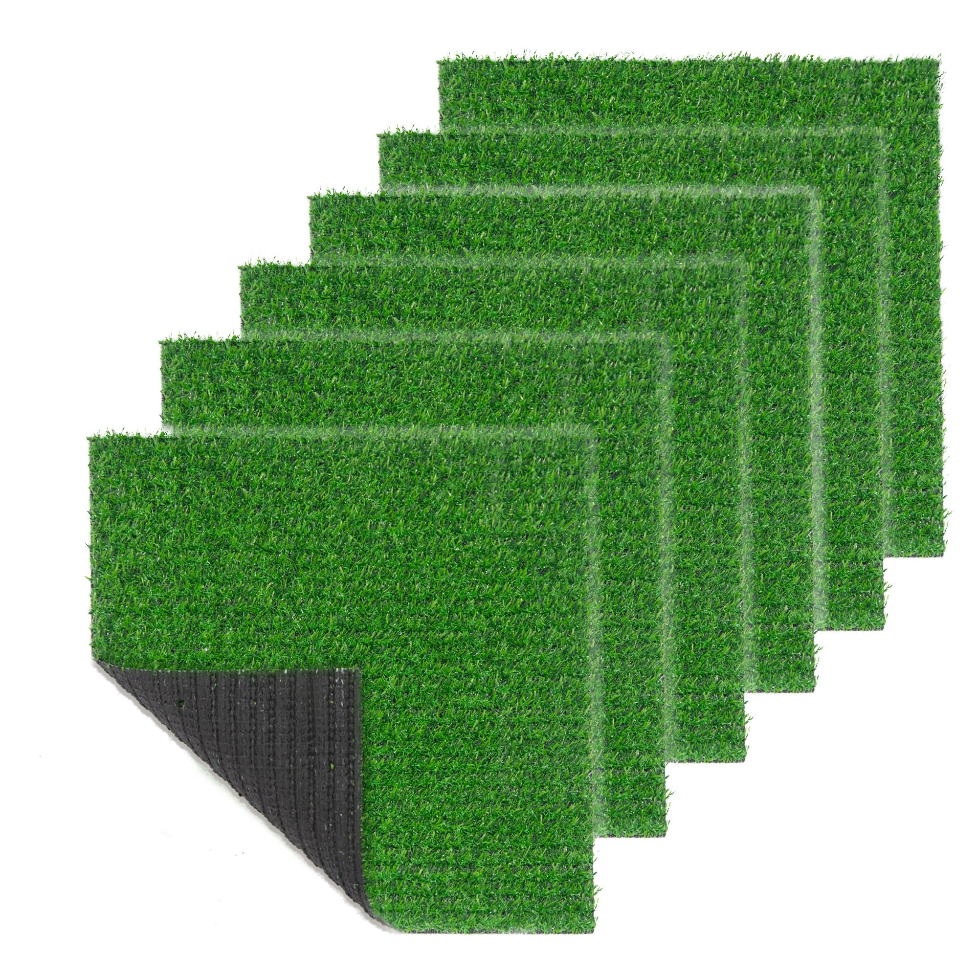 Photo 1 of VERDIGRASS Artificial Grass Mat 12x12 Inch,Fake Grass Turf Patch