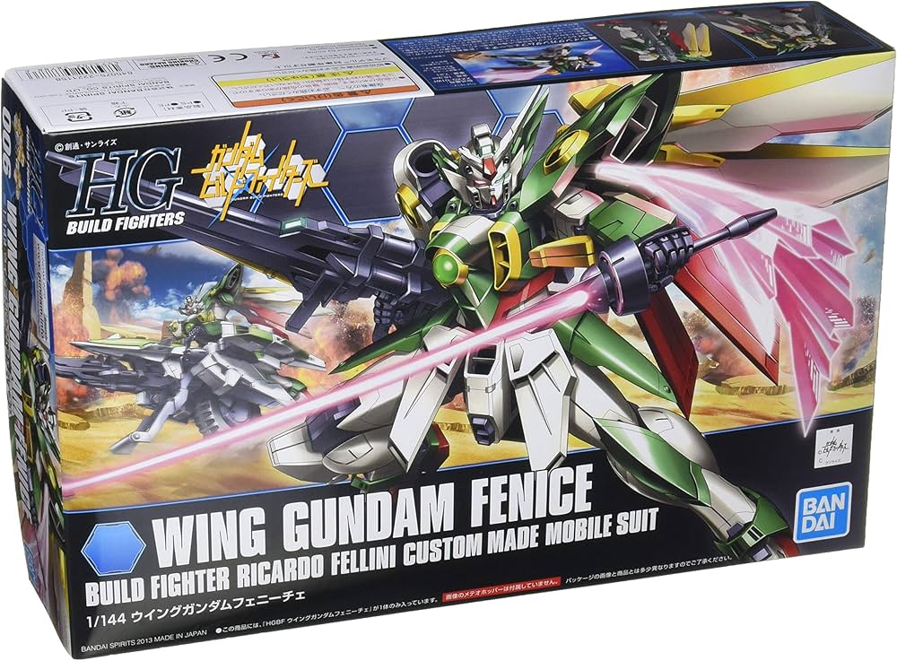 Gamesland Gundam - HGBF 1/144 Wing Gundam Fenice - Model Kit 13cm
