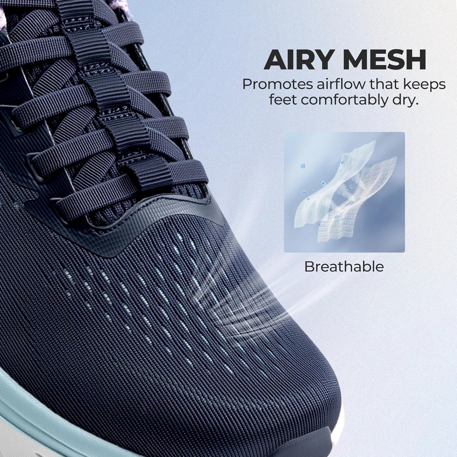 Women's Slip On Stability Walking Shoes Cushioning Hands Free Non-Slip Breathable Comfortable Workout Tennis Running Gym StediBase Fashion Sneakers - Image 7