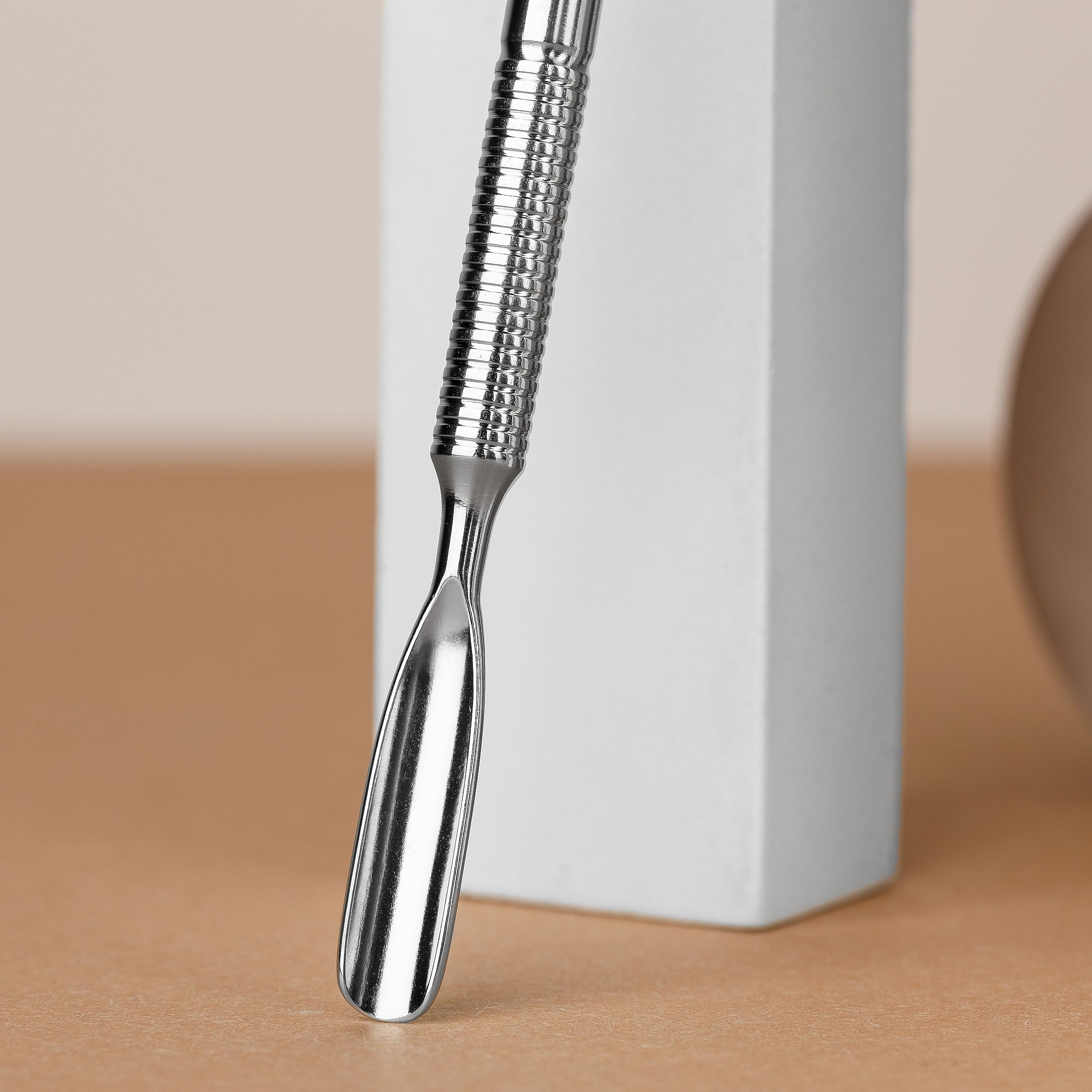 STALEKS PRO Pedicure Pusher Curette, PP-20/1, Stainless Steel, FOOT_SCRAPER, Partial Callus Removal, Ingrown Nail Care - Image 4
