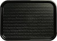 Vista 3 de Carlisle FoodService Products CFS CT121603 Cafe Bandeja de plástico estándar para cafetería/comida rápida, certificado NSF, libre de BPA, 16 Negro
